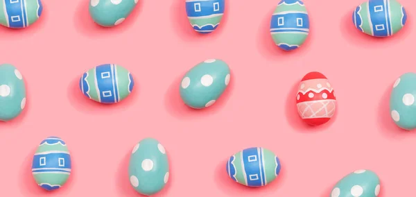 Jedną z koncepcji unikatowe Easter egg — Zdjęcie stockowe