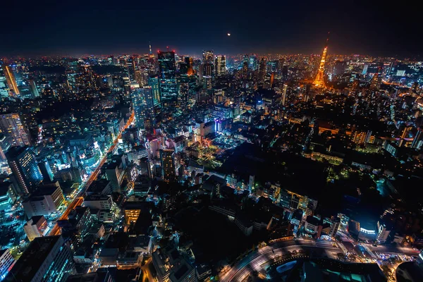 Luchtfoto van Tokio, Japan — Stockfoto