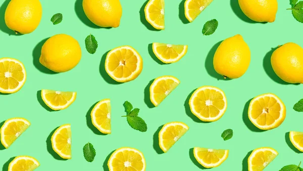 Modello di limone fresco — Foto Stock