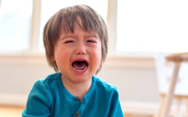 Crying toddler boy — Stock Photo, Image