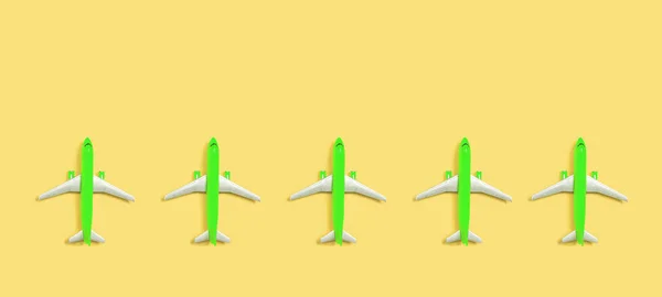 Іграшкові літаки мініатюрні — стокове фото