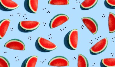 Dilimlenmiş karpuzlar.