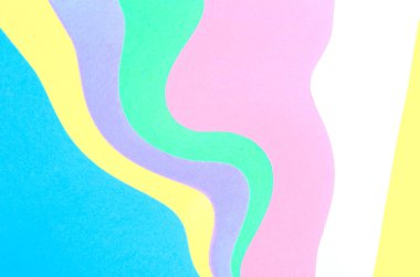 Soyut dalgalı çok renkli kağıt arkaplan