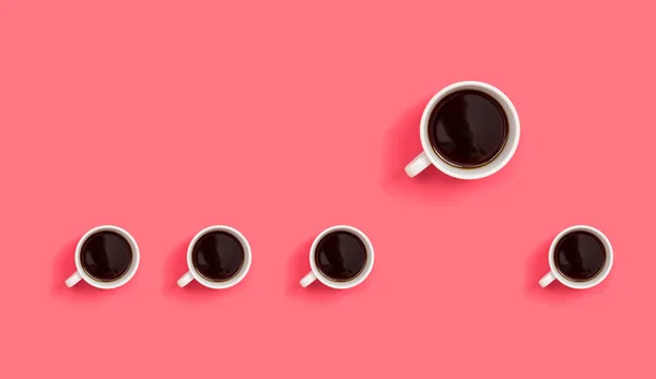 Uno fuera concepto de taza de café único —  Fotos de Stock