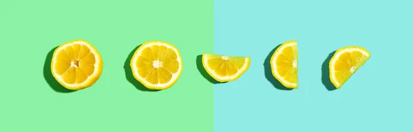 新鮮なレモンのパターン — ストック写真