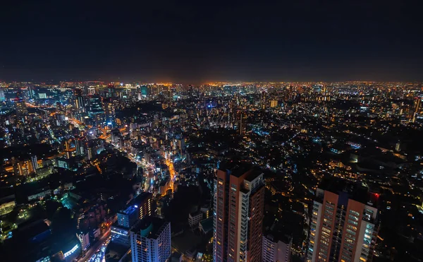 日本东京的空中景观 — 图库照片