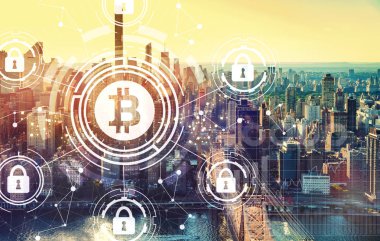 New York city ile Bitcoin güvenlik teması