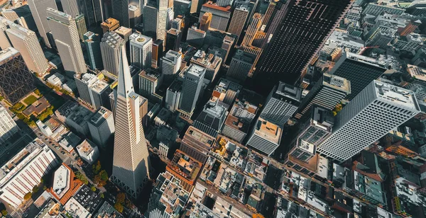 Vista aérea del centro de San Francisco — Foto de Stock