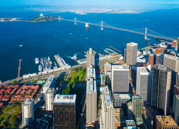 Vista aérea del centro de San Francisco —  Fotos de Stock