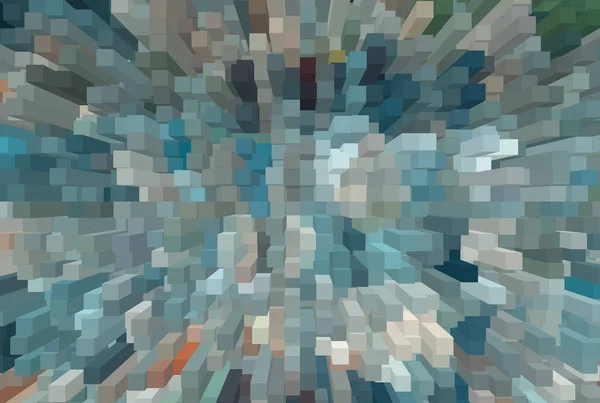 Abstrakt extrudering 3D bakgrund — Stockfoto