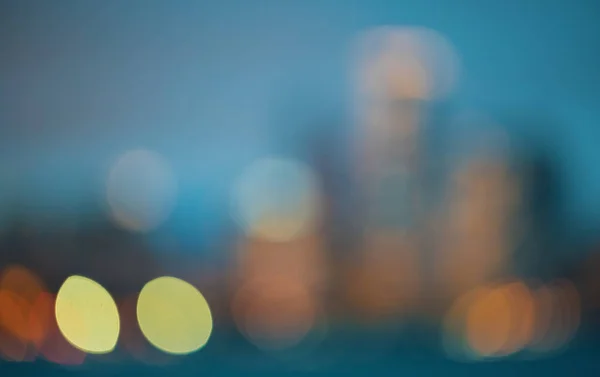 Blurred bokeh Chicago abstract cityscape skyline