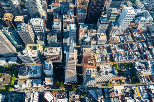Centrala San Francisco flygutsikt — Stockfoto