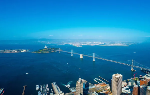 Vista aérea del centro de San Francisco —  Fotos de Stock