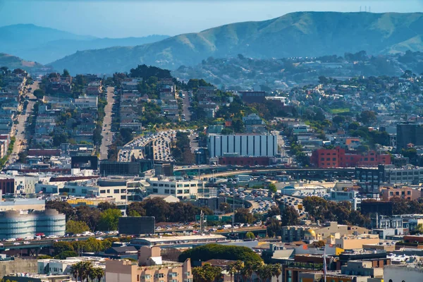 Flygbild över San Francisco — Stockfoto