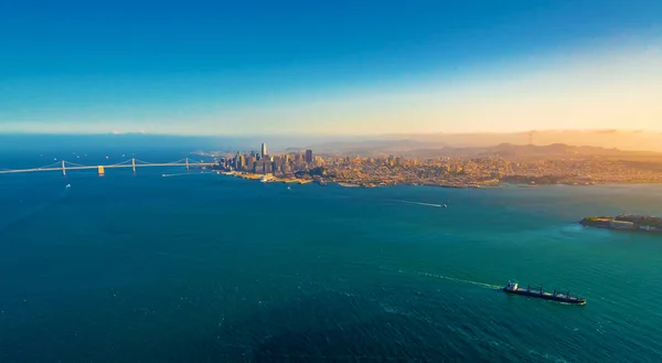 San Francisco şehir merkezi hava manzarası — Stok fotoğraf