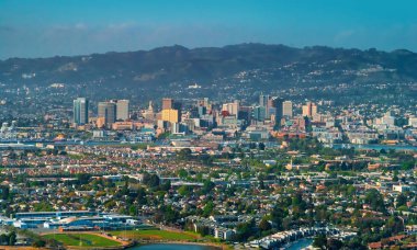 Oakland, CA havadan görünümü