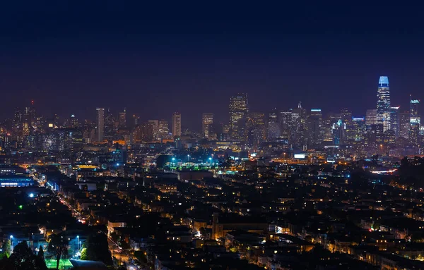 Veduta di San Francisco di notte — Foto Stock