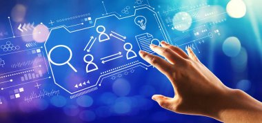 Elle düğmeye basarak insan kaynakları teması