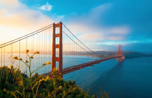 Ponte Golden Gate em San Francisco, CA — Fotografia de Stock