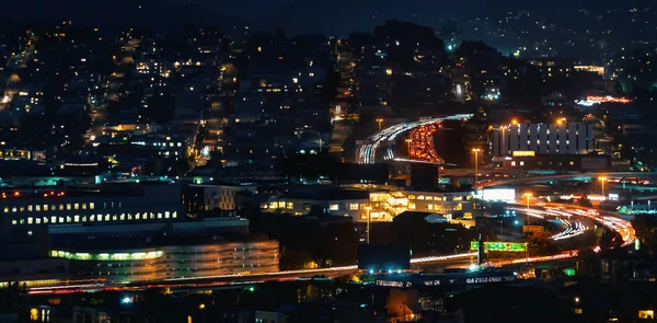Utsikt över San Franciscos motorvägar — Stockfoto