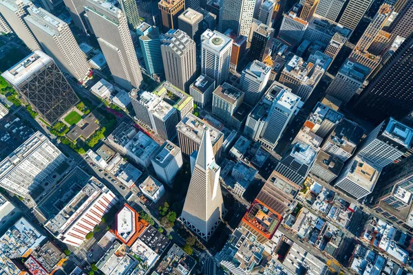 Vista aérea del centro de San Francisco —  Fotos de Stock