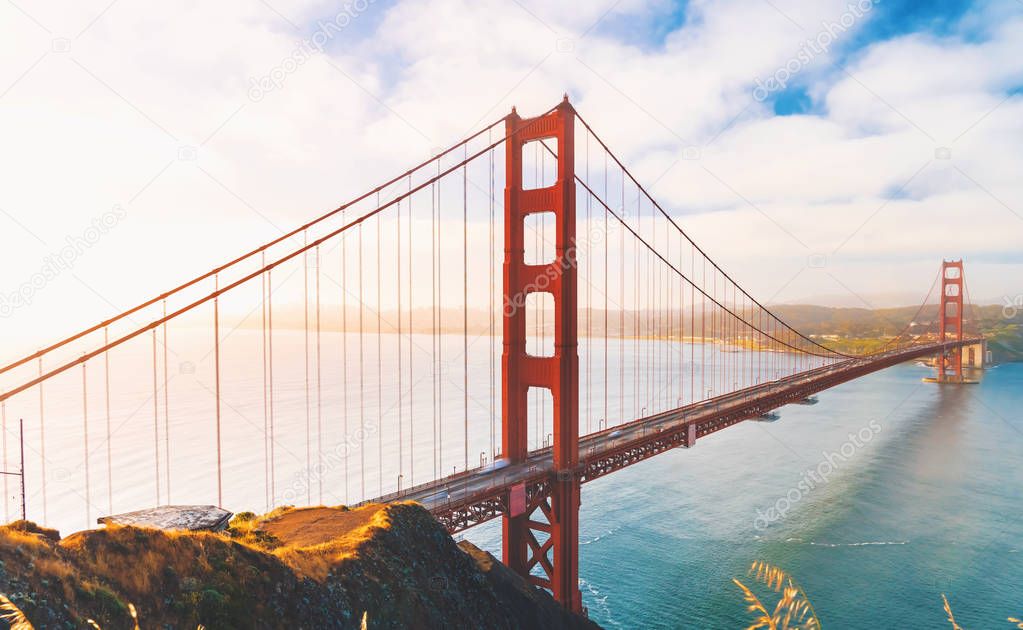 Golden Gate Bridge in San Francisco, CA