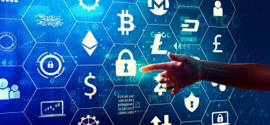 Cryptocurrency bir düğmeye basarak elle