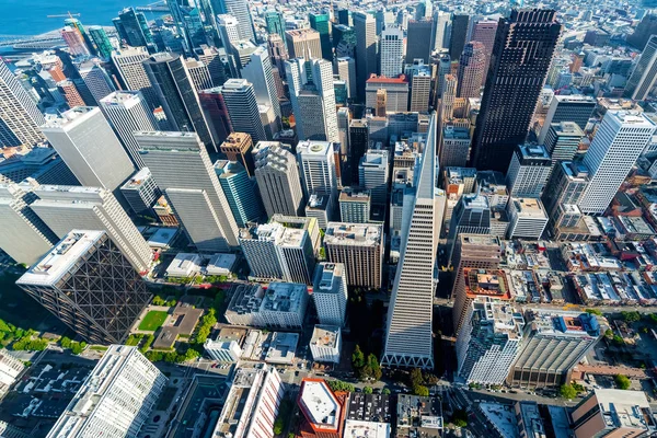 San Francisco şehir merkezi hava manzarası — Stok fotoğraf