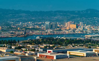Oakland, CA havadan görünümü