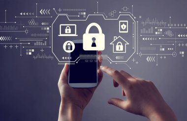 Akıllı telefon ile güvenlik teması