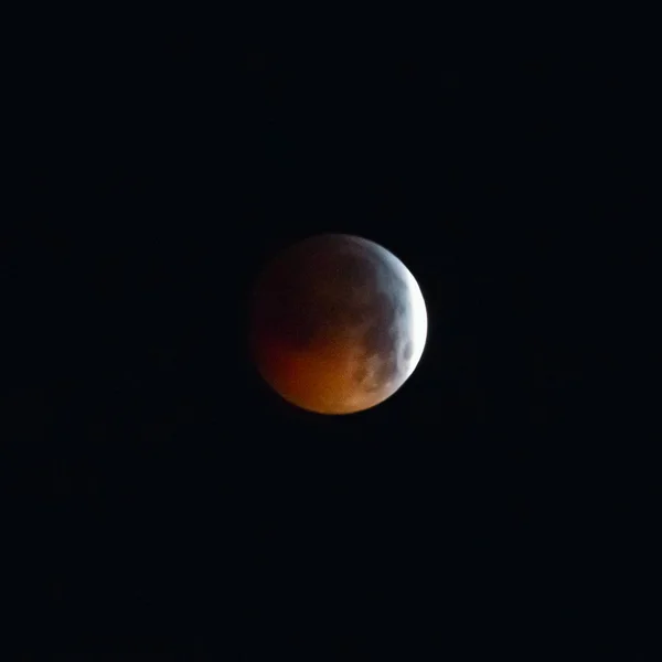 Lua de sangue do Eclipse Lunar — Fotografia de Stock