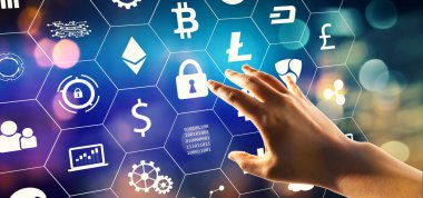 Cryptocurrency bir düğmeye basarak elle