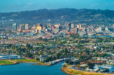 Oakland, CA havadan görünümü