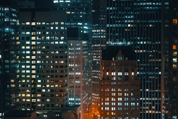 Edifícios da skyline do centro de San Francisco — Fotografia de Stock