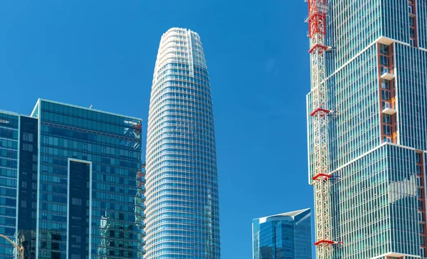 Downtown San Francisco skyline buildings — Stock Photo, Image