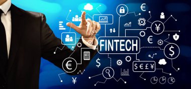 İş adamıyla Fintech teması