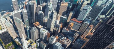 San Francisco şehir merkezi hava manzarası