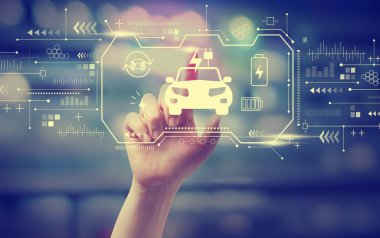 Bir düğmeye elle basarak EV