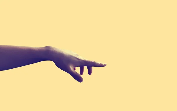 Το χέρι που σημαδεύει κάποιον — Φωτογραφία Αρχείου