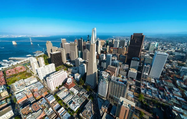 Vista aérea del centro de San Francisco —  Fotos de Stock