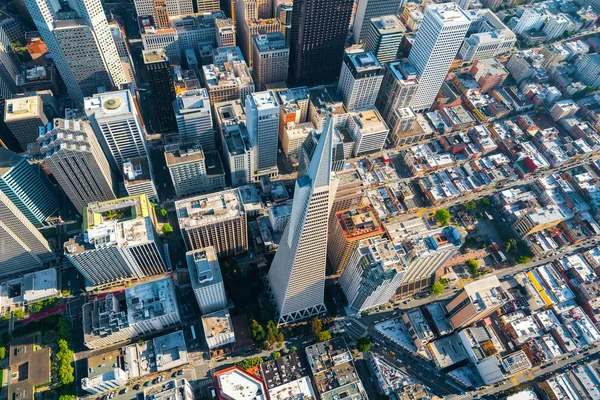 San Francisco şehir merkezi hava manzarası — Stok fotoğraf