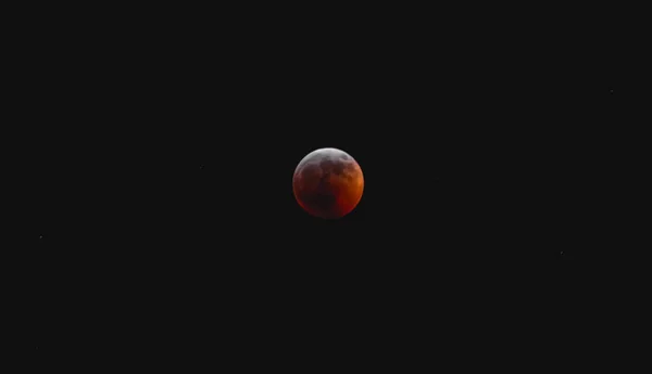 Lua de sangue do Eclipse Lunar — Fotografia de Stock