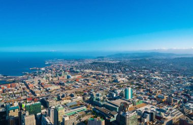 San Francisco şehir merkezi hava manzarası