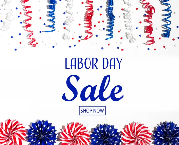 Labor Day Sale üzenet — Stock Fotó