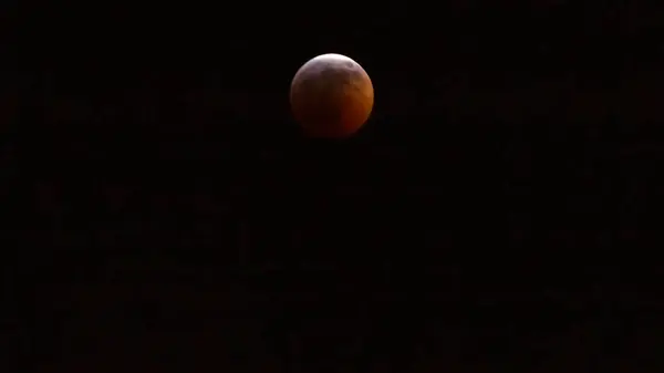 Lua de sangue do Eclipse Lunar — Fotografia de Stock