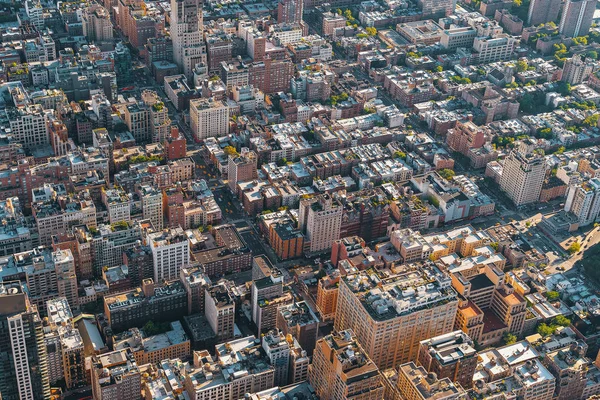 マンハッタンの超高層ビルの航空写真 — ストック写真