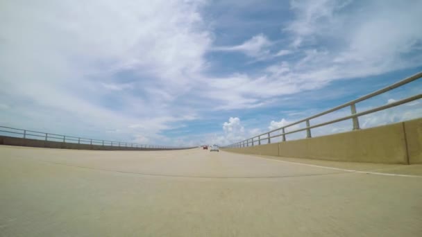 Fahrt durch das äußere Ufer von North Carolina — Stockvideo
