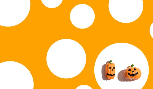Halloween orange pumpkins — Stock Photo, Image