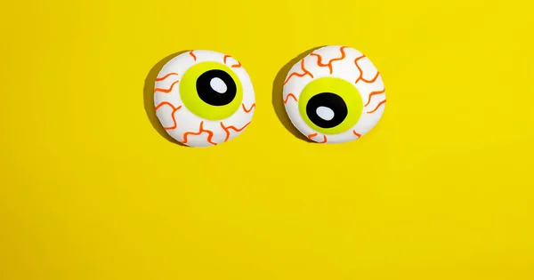 Tema de Halloween com olhos — Fotografia de Stock