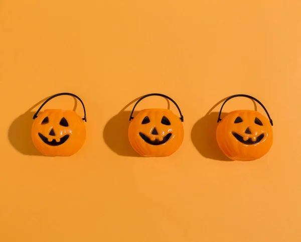 Halloween abóboras vista aérea — Fotografia de Stock